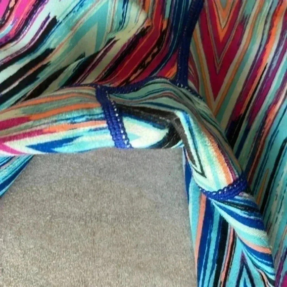 ❤️2/$30❤️[S]Zella Aztec Multi Colour Active Gym  Legging Pants - Picture 6 of 7